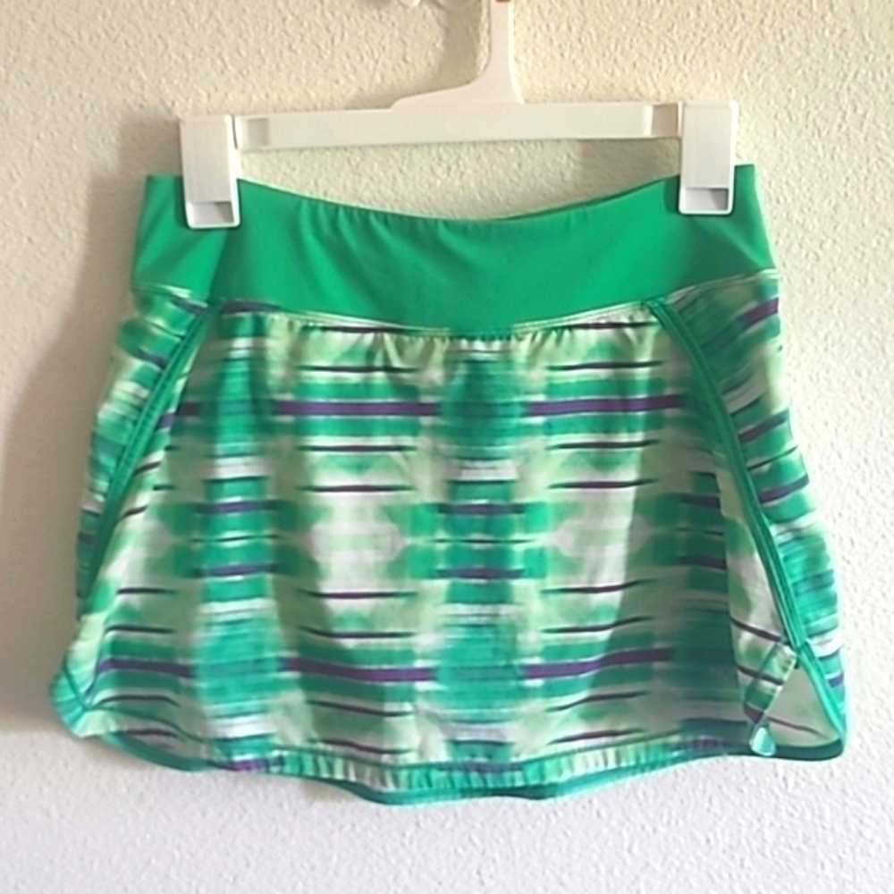 Women's Green North Face Skort Sz Small
